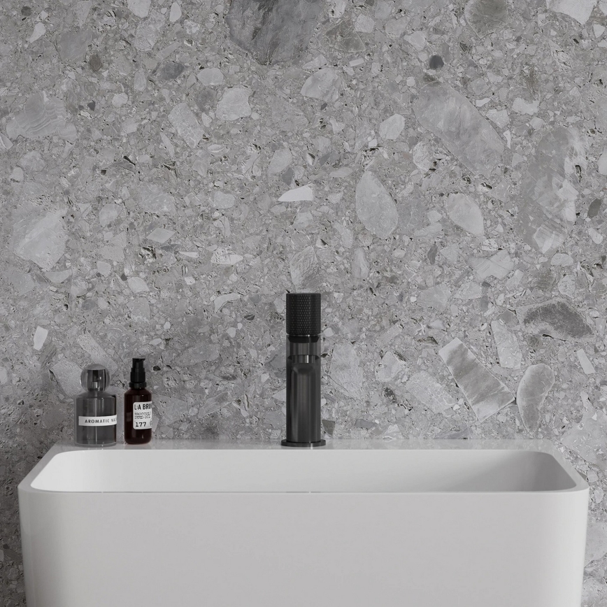 OMNIRES CT8010AT - Izlietnes jaucējkrāns CONTOUR 16,6 cm birstēts antracīts