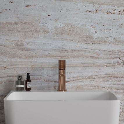 OMNIRES CT8010CPB - Izlietnes maisītājs CONTOUR 16,6 cm sukāta vara