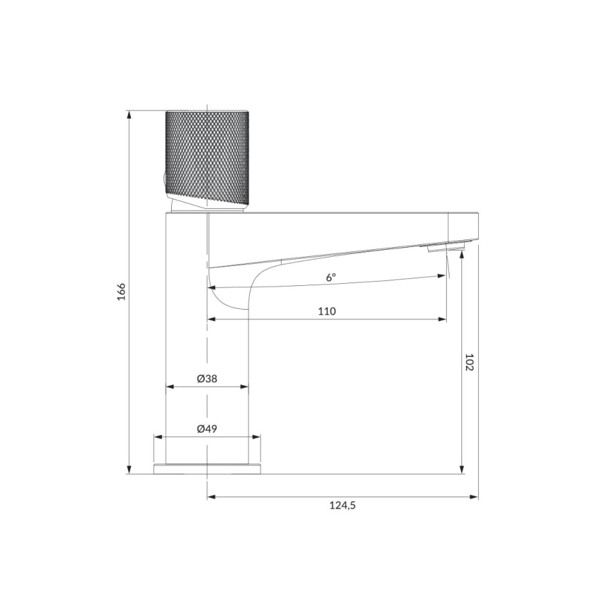 OMNIRES CT8010CR - Izlietnes krāns CONTOUR 16,6 cm spīdīgi hromēts