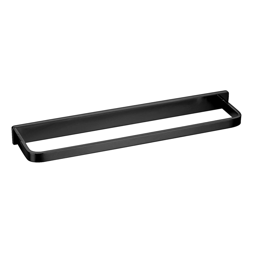 OMNIRES DA70230BL - Sienas dvieļu turētājs DARLING 37 cm daļēji matēts melna