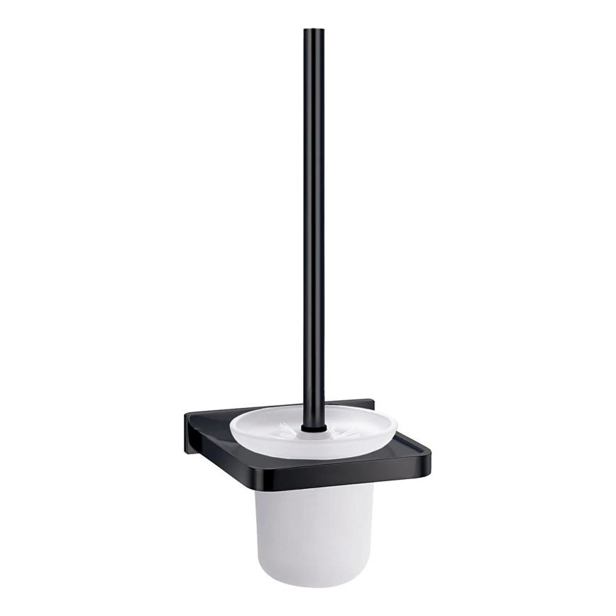 OMNIRES DA70620BL - Sienas WC birste DARLING pusmatēta melna