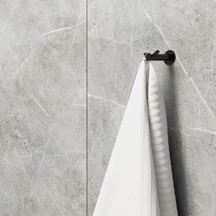 OMNIRES MP60120BL - Sienas āķis MODERN PROJECT matēts melna