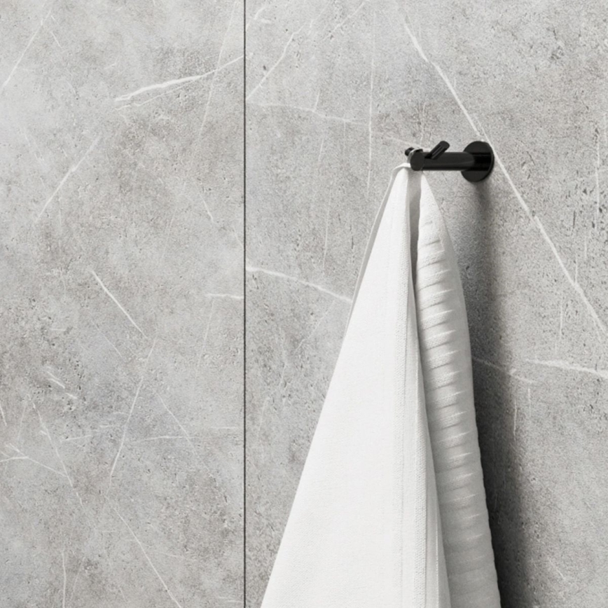 OMNIRES MP60120BL - Sienas āķis MODERN PROJECT matēts melna
