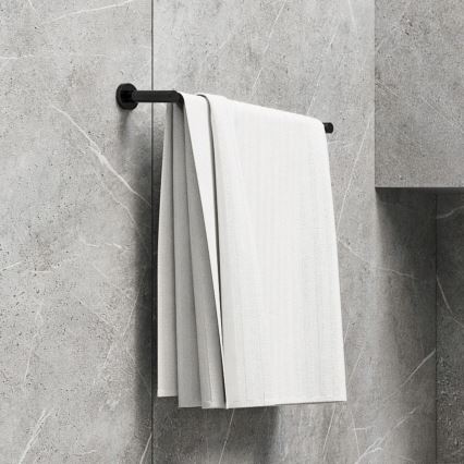OMNIRES MP60214BL - Sienas dvieļu turētājs MODERN PROJECT 40 cm matēts melna