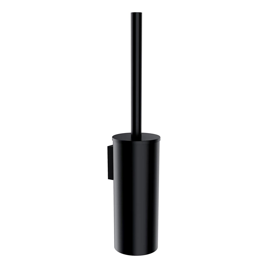 OMNIRES MP60621BL - Pie sienas stiprināma tualetes birste MODERN PROJECT matēts melna