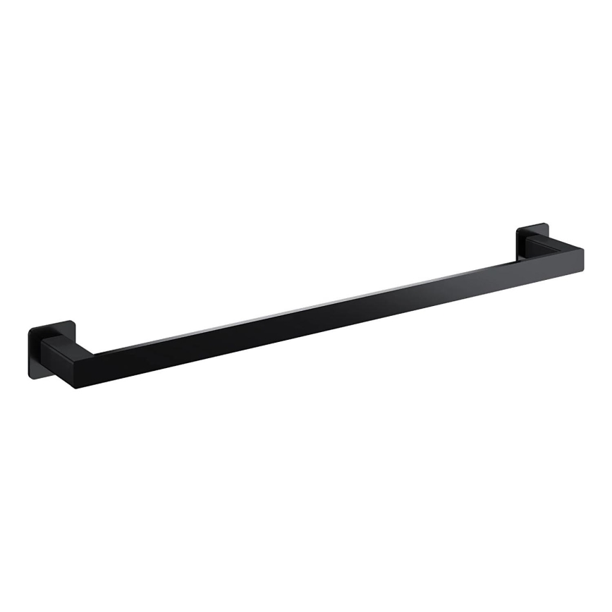 OMNIRES NL80216BL - Sienas dvieļu turētājs NELSON 62 cm matēts melna