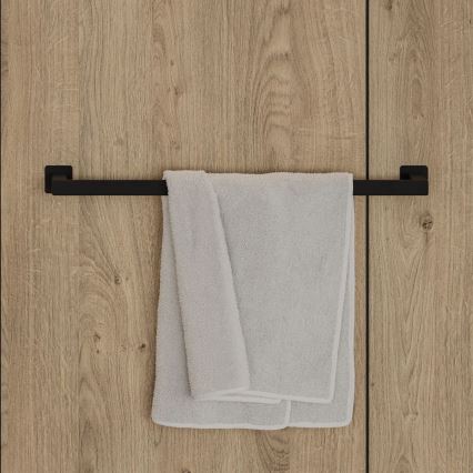 OMNIRES NL80216BL - Sienas dvieļu turētājs NELSON 62 cm matēts melna
