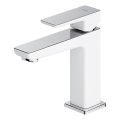 OMNIRES PM7410CRB - Izlietnes jaucējkrāns PARMA 15 cm spīdīgs hroms/balts