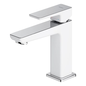 OMNIRES PM7410CRB - Izlietnes jaucējkrāns PARMA 15 cm spīdīgs hroms/balts