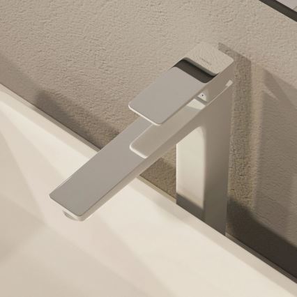 OMNIRES PM7412CRB - Izlietnes krāns PARMA 27,3 cm spīdīgi hromēts/balta
