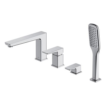 OMNIRES PM7432CR - Vannas ūdens krāns 4 caurumi PARMA spīdīgi hromēts