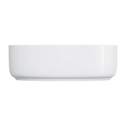 OMNIRES TULSA355BP - Virsmas uzstādāma izlietne TULSA Ø 36 cm keramika/glancēta balta