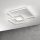 Ondaluce - aptumšojama LED griestu lampa DOWEL LED/46W/230V 55x55 cm sudraba krāsā