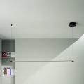 Ondaluce - dimējama LED lustra uz troses GENIUS LED/28W/230V, melna