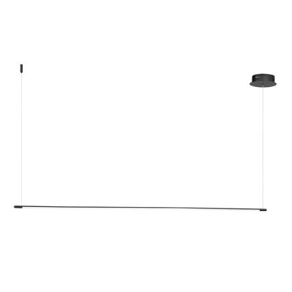 Ondaluce - dimējama LED lustra uz troses GENIUS LED/28W/230V, melna