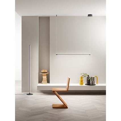 Ondaluce - dimējama LED lustra uz troses GENIUS LED/28W/230V, melna