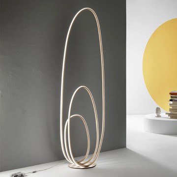 Ondaluce - dimējama LED stāvlampa GOLDEN LED/45W/230V 160 cm zelta krāsā