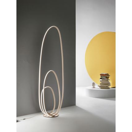 Ondaluce - dimējama LED stāvlampa GOLDEN LED/45W/230V 160 cm zelta krāsā