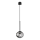 Ondaluce - Karājoša lustra ar kabeli JEWEL 1xE14/10W/230V Ø 17 cm melna/dūmaina melna