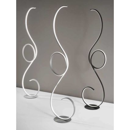 Ondaluce - LED aptumšojama grīdas lampa FLOK LED/44W/230V balta