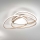 Ondaluce - LED aptumšojama griestu lampa ROSE LED/70W/230V 63x67 cm zeltaina