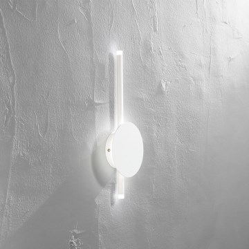 Ondaluce - LED ar regulējamu spilgtumu sienas gaismeklis JAMES LED/16W/230V balts