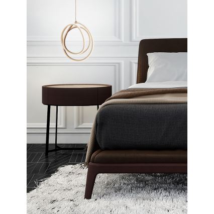 Ondaluce - LED dimējama lustra uz troses GOLDEN LED/28W/230V Ø 31,5 cm zelta krāsā