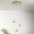 Ondaluce - LED dimējama lustra uz troses NINA LED/24W/230V Ø 35 cm zelta