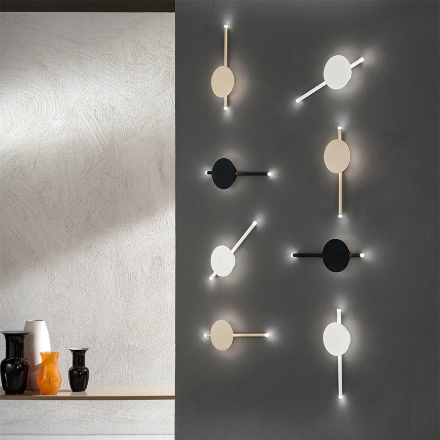 Ondaluce - LED dimējams sienas gaismeklis JAMES LED/16W/230V zeltains