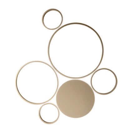 Ondaluce - LED dimmējams griestu gaismeklis POIS LED/68W/230V zelta krāsā