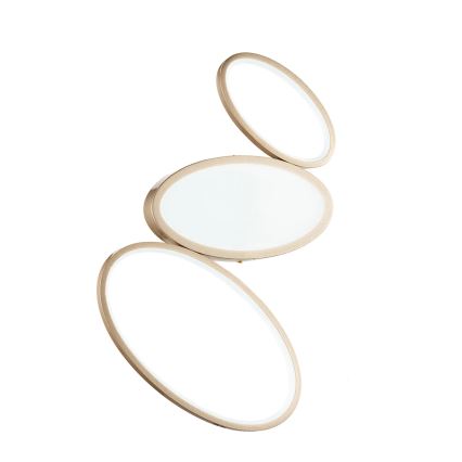 Ondaluce - LED dimmējams griestu gaismeklis RICE LED/25W/230V 38x63 cm zelta