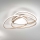 Ondaluce - LED griestu gaismeklis ar regulējamu spilgtumu ROSE LED/60W/230V 50x54 cm zelta krāsā
