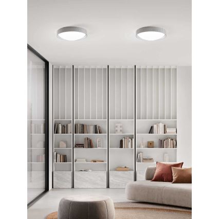 Ondaluce - LED griestu gaismeklis CONCRETE LED/20W/230V Ø 41 cm betons/pelēks