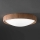 Ondaluce - LED griestu lampa CONCRETE LED/20W/230V Ø 41 cm betons/brūna