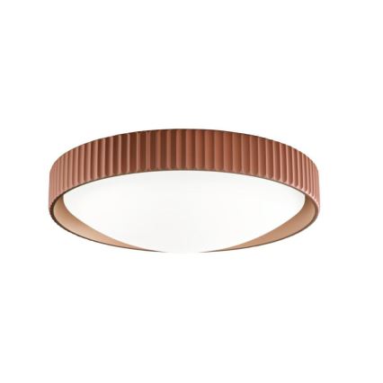 Ondaluce - LED griestu lampa CONCRETE LED/20W/230V Ø 41 cm betons/brūna