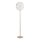 Ondaluce - LED regulējamā grīdas lampa JOKEY LED/15W/230V 170 cm zeltaina/caurspīdīga