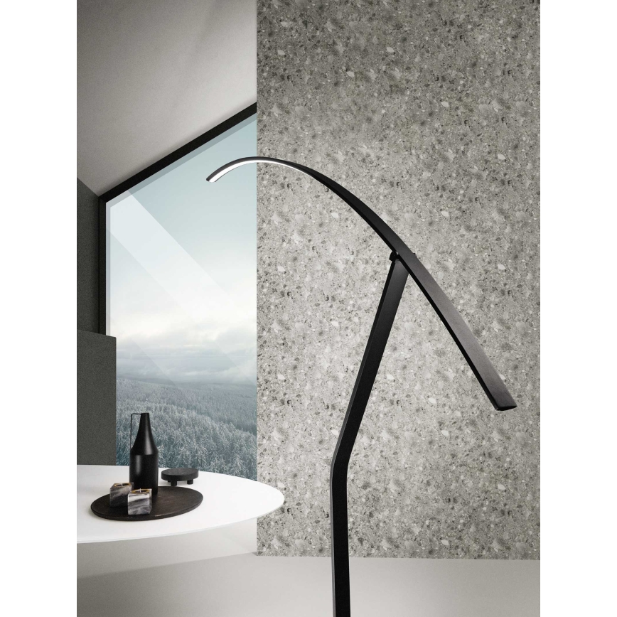 Ondaluce - LED regulējamā stāvlampa FOLAGA LED/30W/230V 190 cm melna
