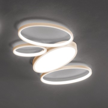 Ondaluce - LED regulējams griestu gaismeklis RICE LED/34W/230V 45x80 cm zelta