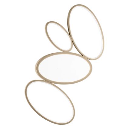 Ondaluce - LED regulējams griestu gaismeklis RICE LED/34W/230V 45x80 cm zelta