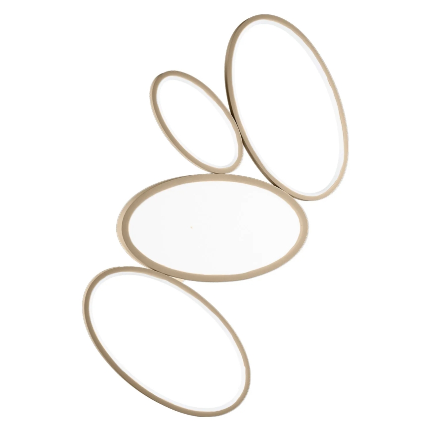 Ondaluce - LED regulējams griestu gaismeklis RICE LED/34W/230V 45x80 cm zelta