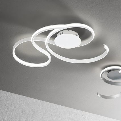 Ondaluce - LED regulējams sienas gaismeklis TWIST LED/57W/230V balts