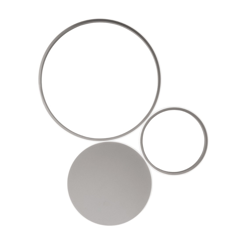 Ondaluce - LED sienas gaismeklis ar regulējamu spilgtumu POIS LED/42W/230V sudraba