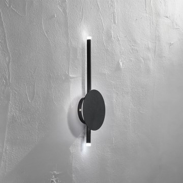 Ondaluce - LED sienas gaismeklis JAMES LED/16W/230V ar regulējamu spilgtumu, melns