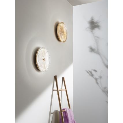 Ondaluce - LED sienas gaismeklis JOKEY LED/10W/230V zelta/caurspīdīgs