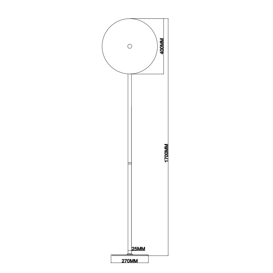 Ondaluce - LED dimmējama stāvlampa JOKEY LED/15W/230V 170 cm zelta/dūmakaini bēša