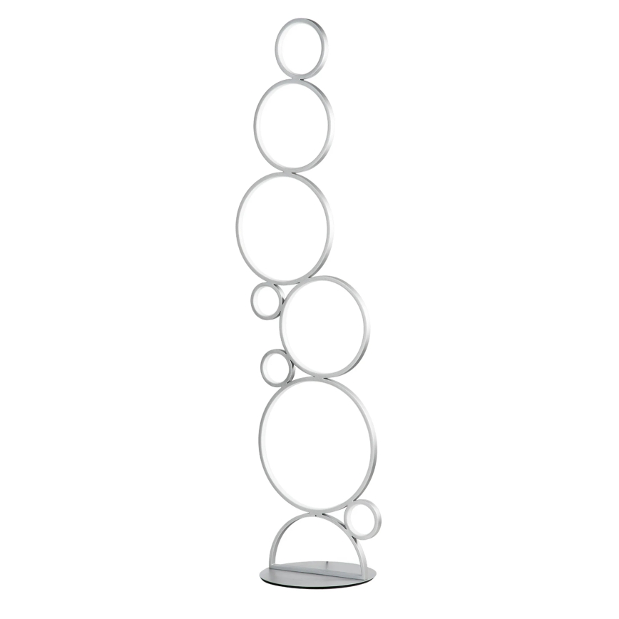 Ondaluce - LED stāvlampa ar regulējamu spilgtumu POIS LED/52W/230V 160 cm sudraba