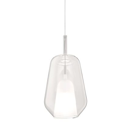 Ondaluce - Pakaramā lampa ar vadu THELMA 1xE27/15W/230V Ø 19 cm zeltaina/caurspīdīga