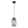 Ondaluce - Pakaramā lampa BONNIE ar vadu 1xE27/15W/230V Ø 15 cm, dūmaina melna