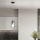 Ondaluce - Pakaramā lampa uz kabeļa THELMA 1xE27/15W/230V Ø 19 cm melna/dūmota pelēka