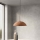 Ondaluce - pakaramā lampa uz vada RUSTIC 1xE27/15W/230V Ø 50 cm betons/brūns